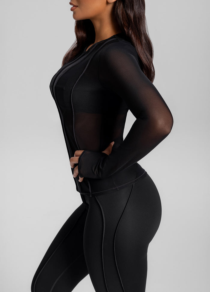 Contoured Long Sleeve Top