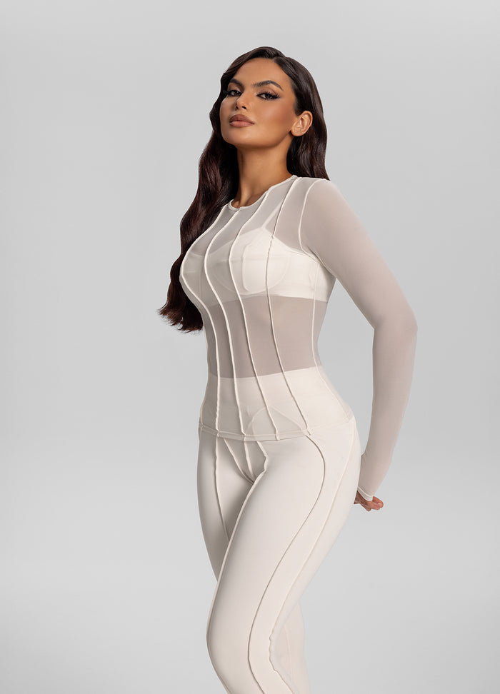 Contoured Long Sleeve Top