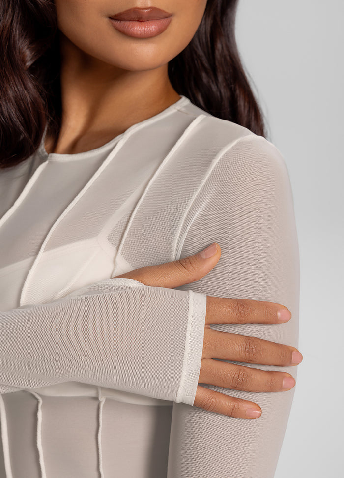 Contoured Long Sleeve Top