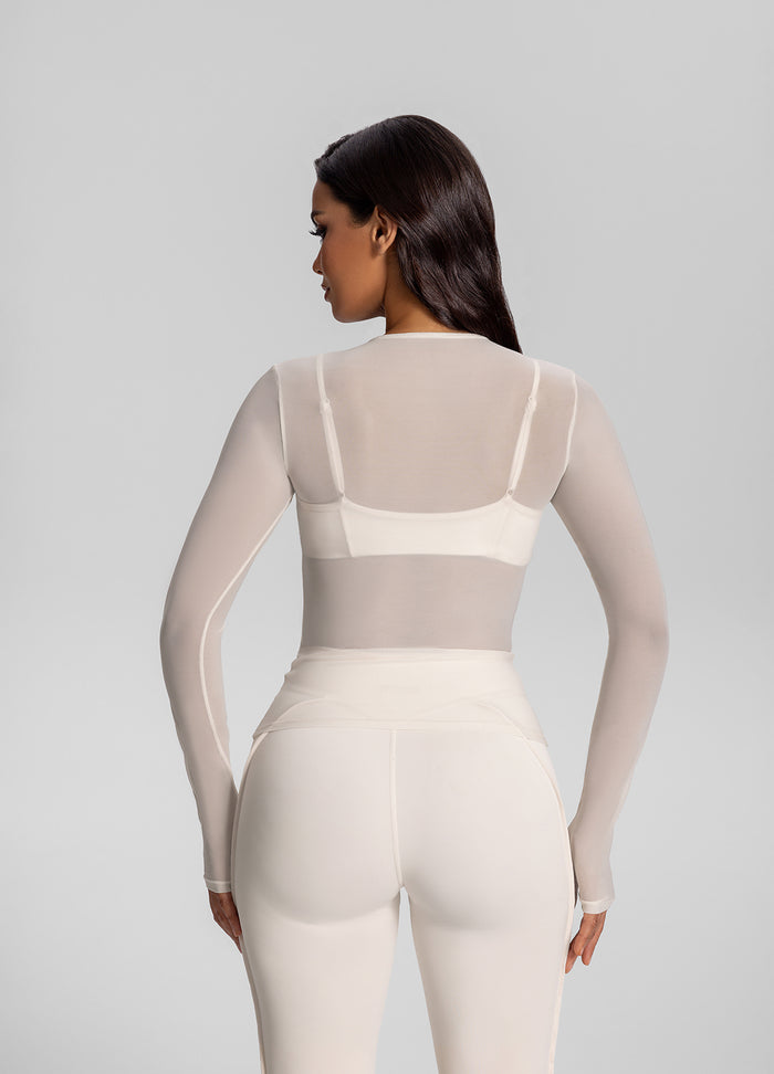 Contoured Long Sleeve Top