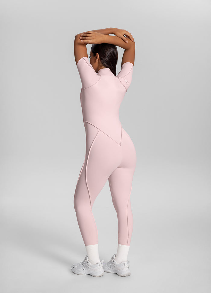 Short Sleeve Closed-Back Catsuit