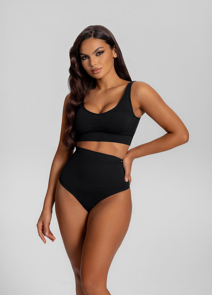 High-Waisted Shapewear Thong