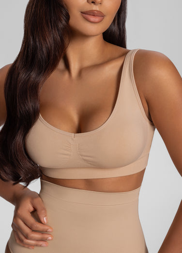 Seamless Smoothing Support Shaping Bra