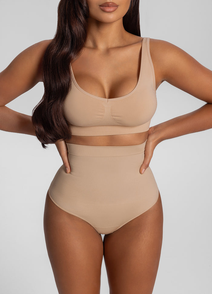High-Waisted Shapewear Thong