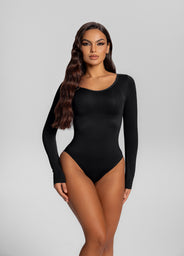 Long Sleeve Shapewear Bodysuit