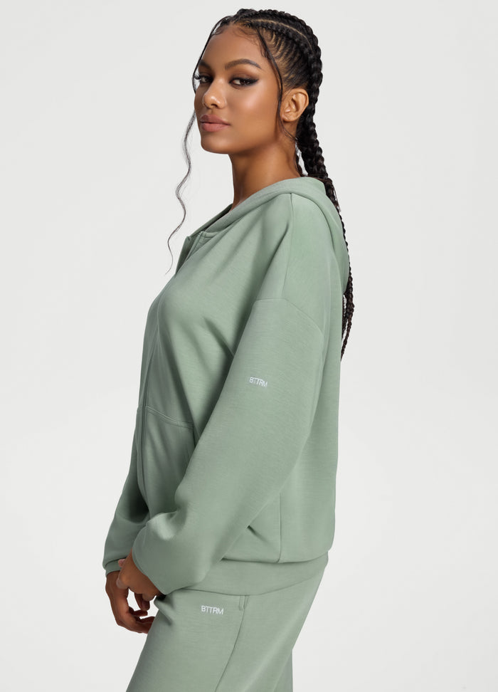 Oversized Zip-Up Hoodie