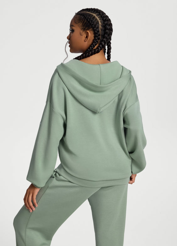 Oversized Zip-Up Hoodie