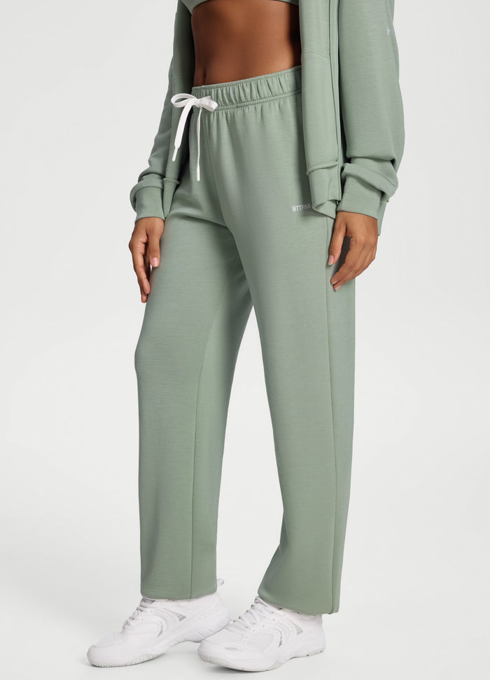 Soft Straight-Leg Sweatpants