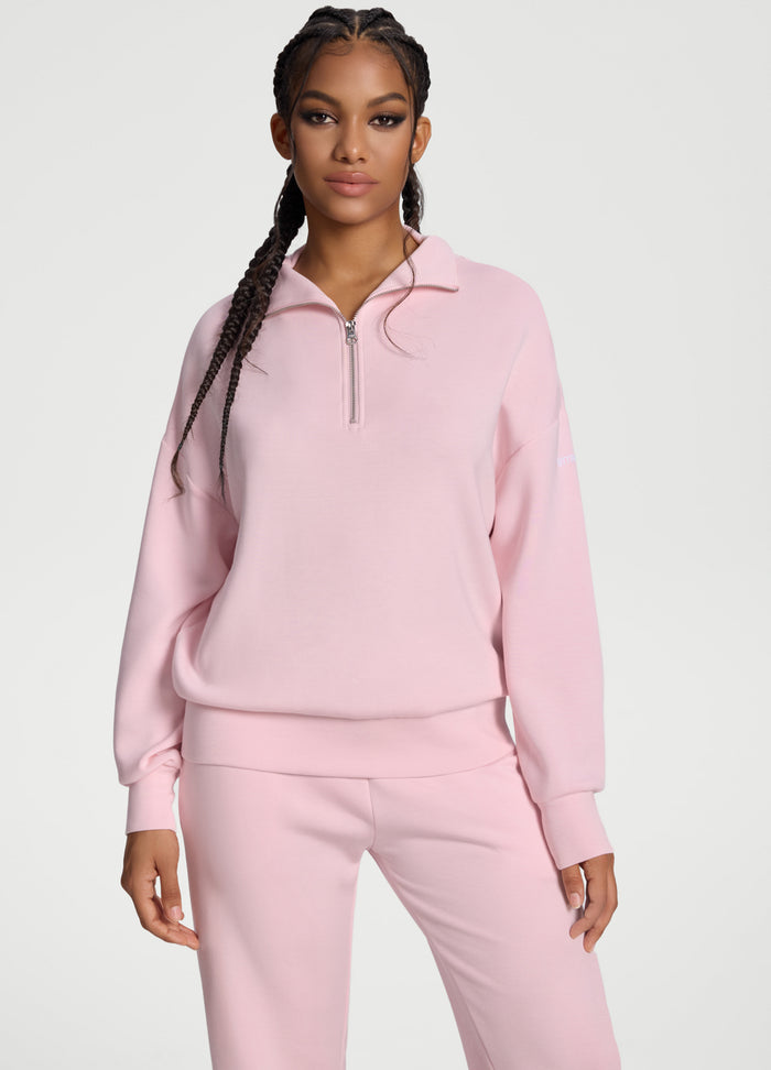 Half-Zip Long Sleeve Sweatshirt