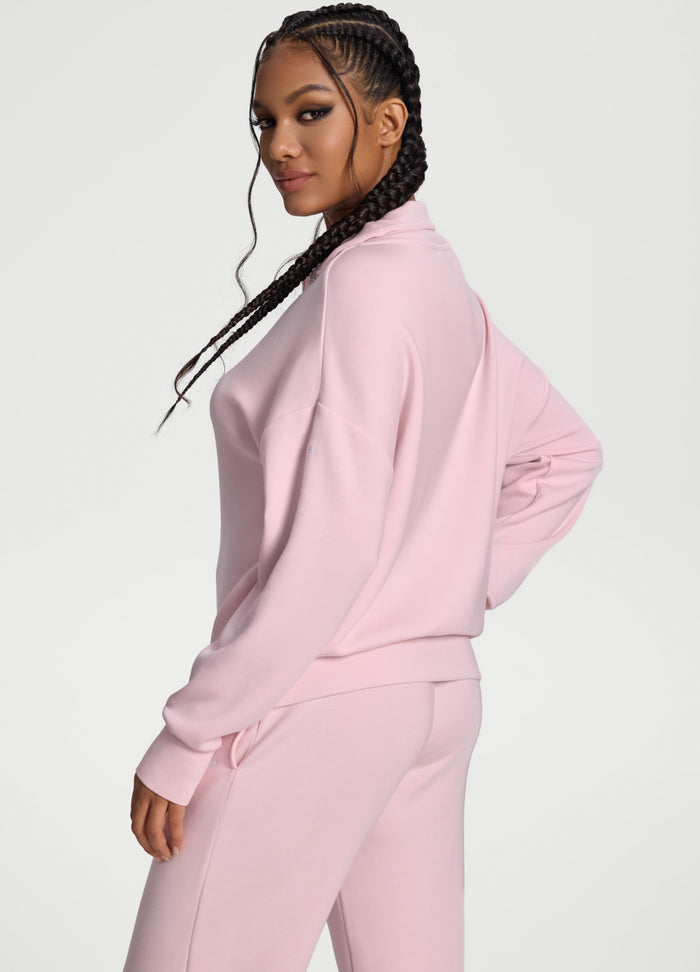 Half-Zip Long Sleeve Sweatshirt