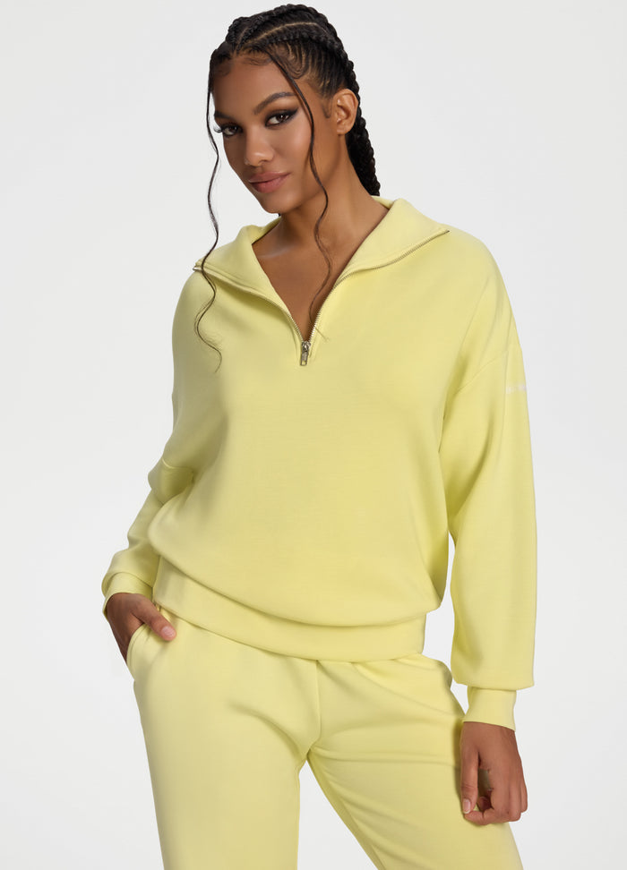 Half-Zip Long Sleeve Sweatshirt