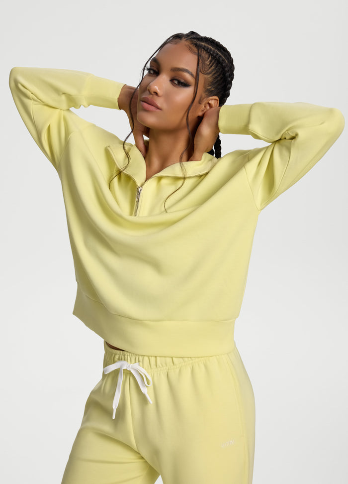 Half-Zip Long Sleeve Sweatshirt