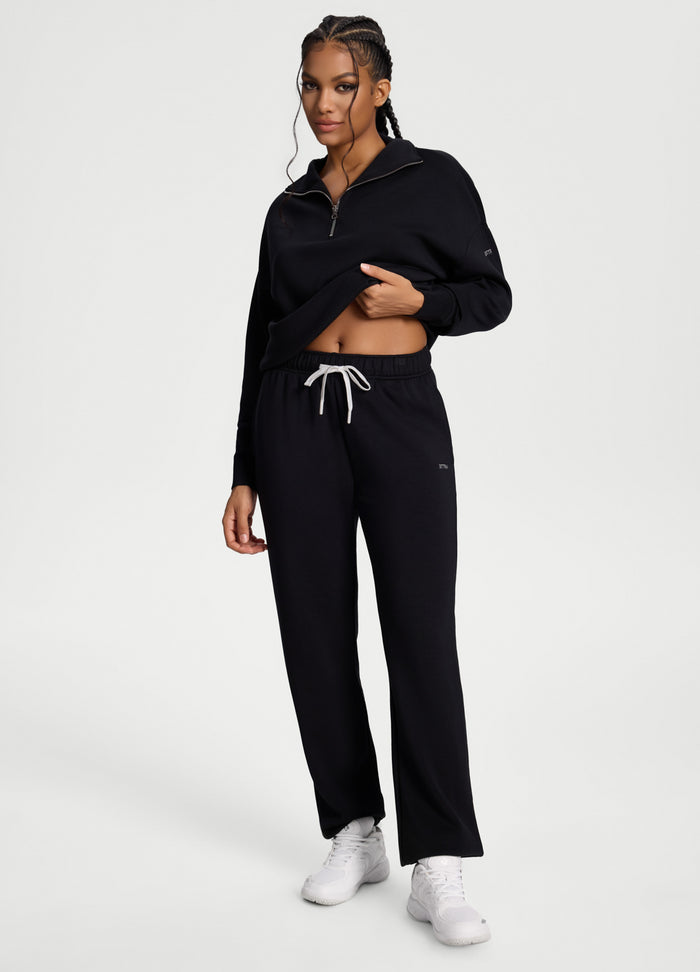 Soft Straight-Leg Sweatpants