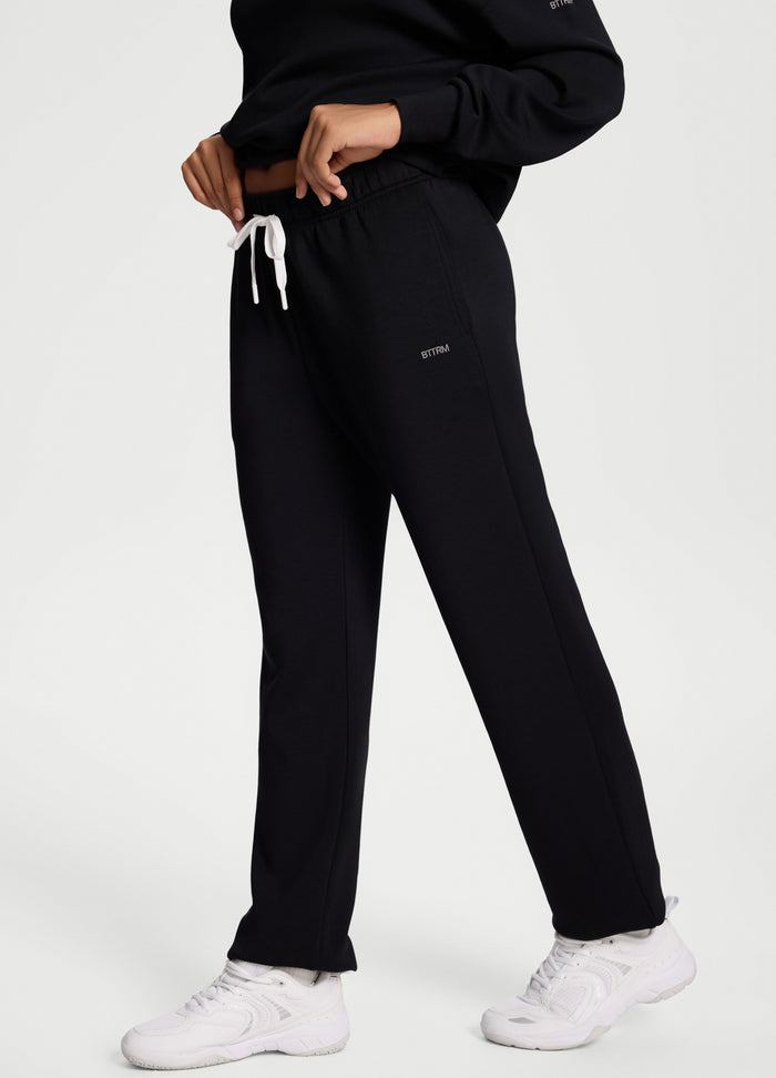 Soft Straight-Leg Sweatpants
