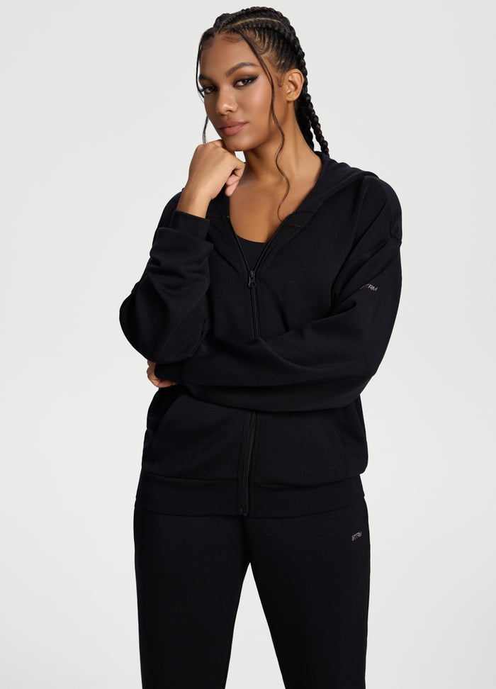 Oversized Zip-Up Hoodie