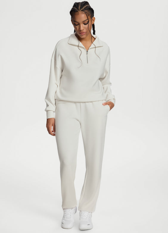 Weiche Sweatpants mit geradem Bein