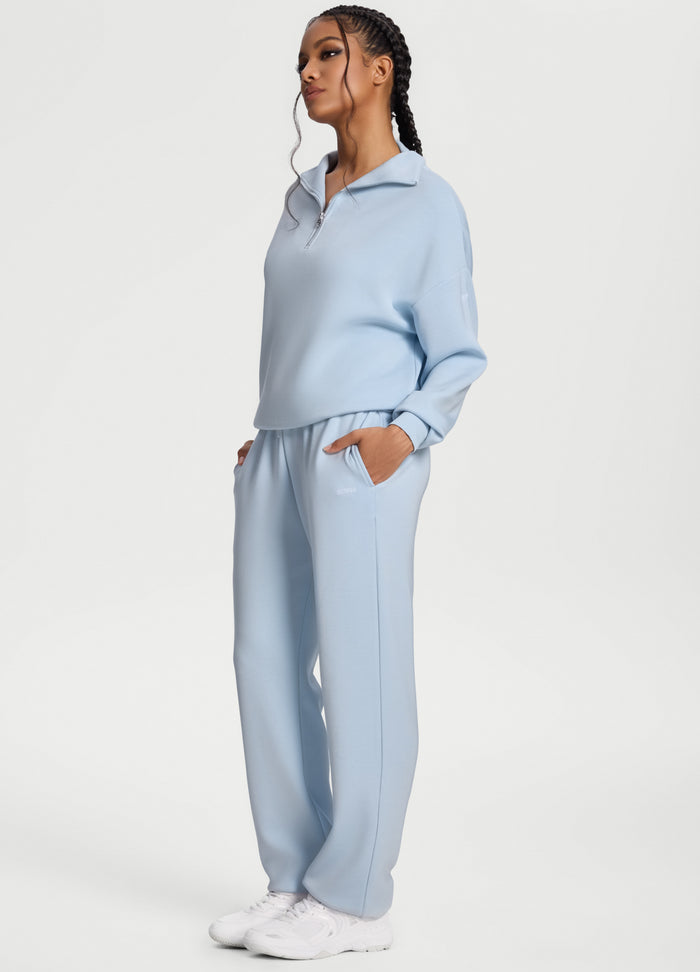 Half-Zip Long Sleeve Sweatshirt