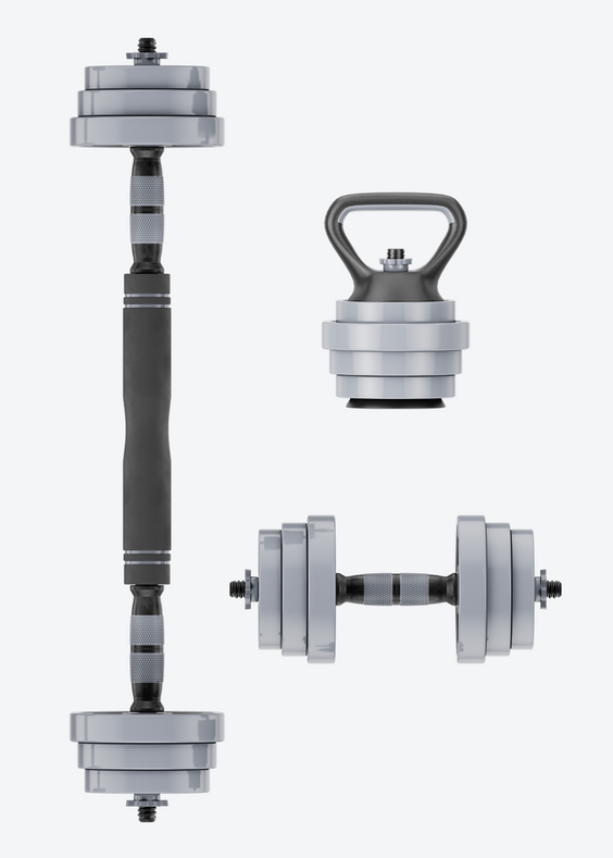Adjustable Home Weight Set | Up to 44 LB
