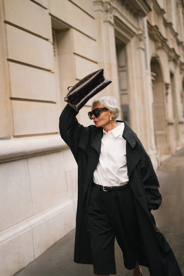 Oversized Double-Breasted Trench Coat