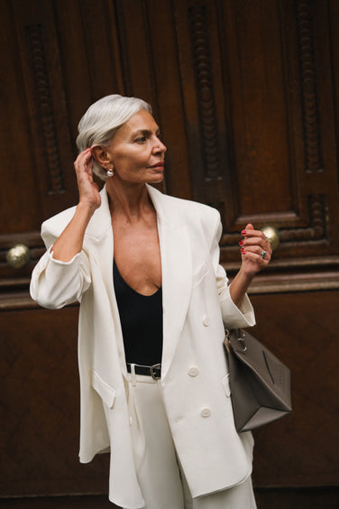 Double-Breasted Oversized Blazer