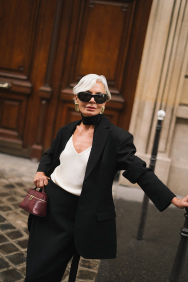 Double-Breasted Oversized Blazer