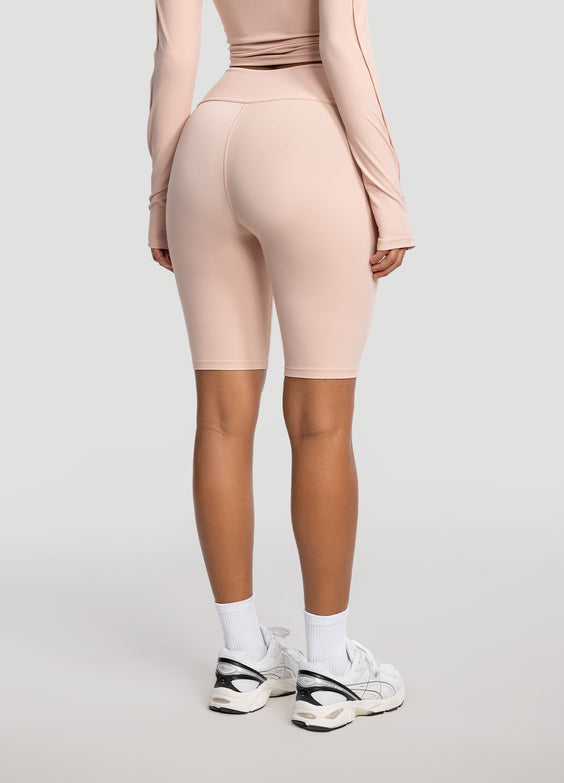 High-Waisted Performance Biker Shorts