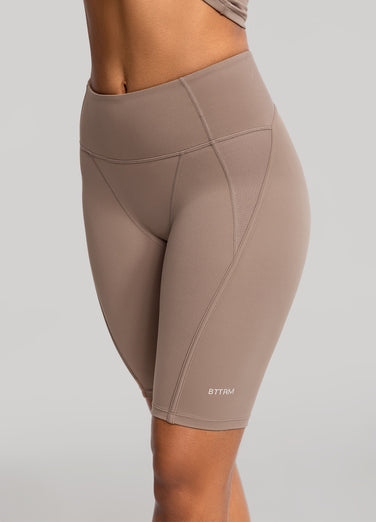 High-Waisted Performance Biker Shorts