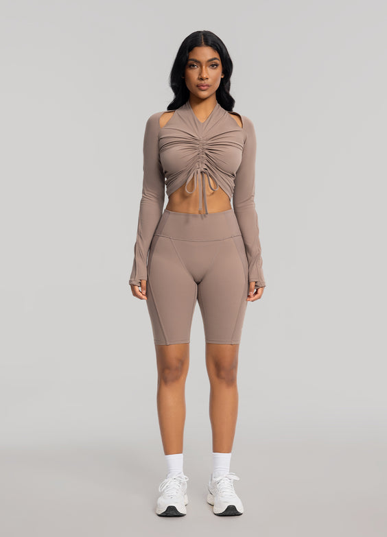Short cycliste Performance taille haute