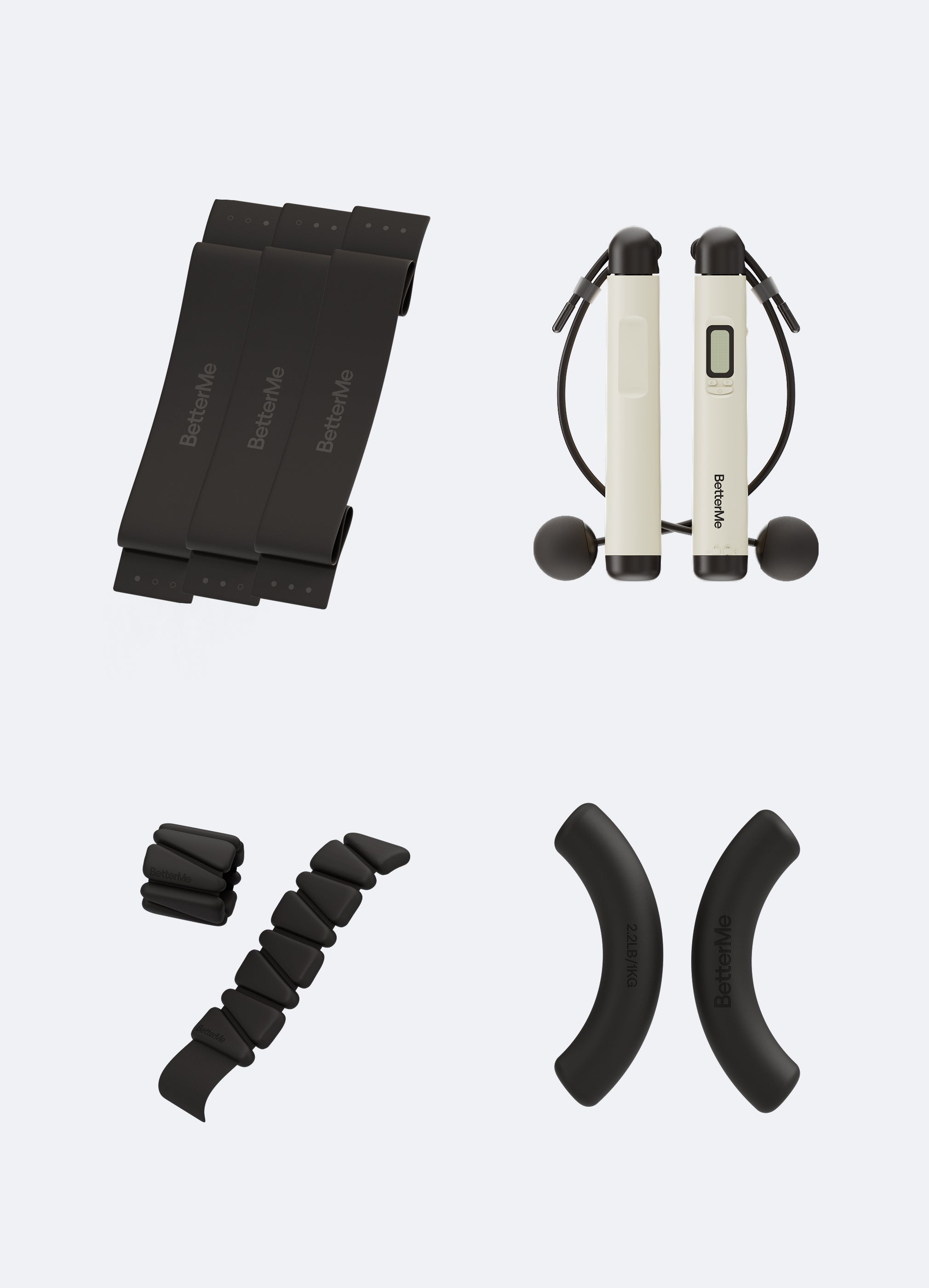 Calisthenics Strength Kit (Color: Black) | BetterMe Store