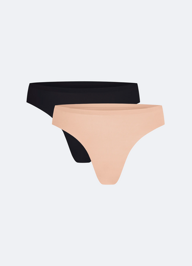 Nahtloser Mid-Rise-Tanga 2er-Pack
