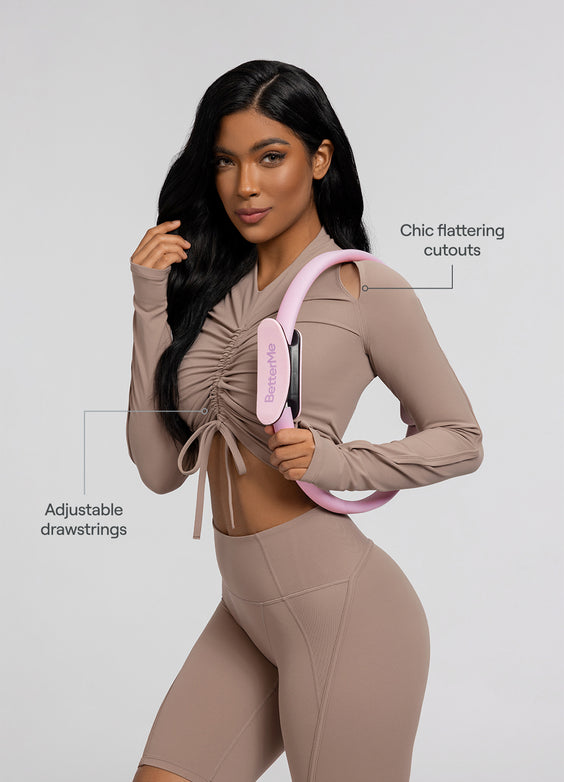 Drawstring Crop Top