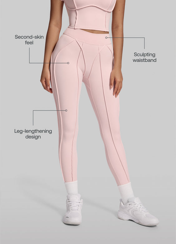 Legging com Costuras de Contorno  