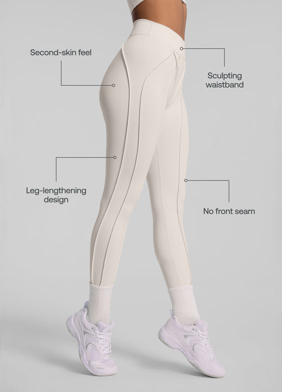 Legging com Costuras de Contorno  