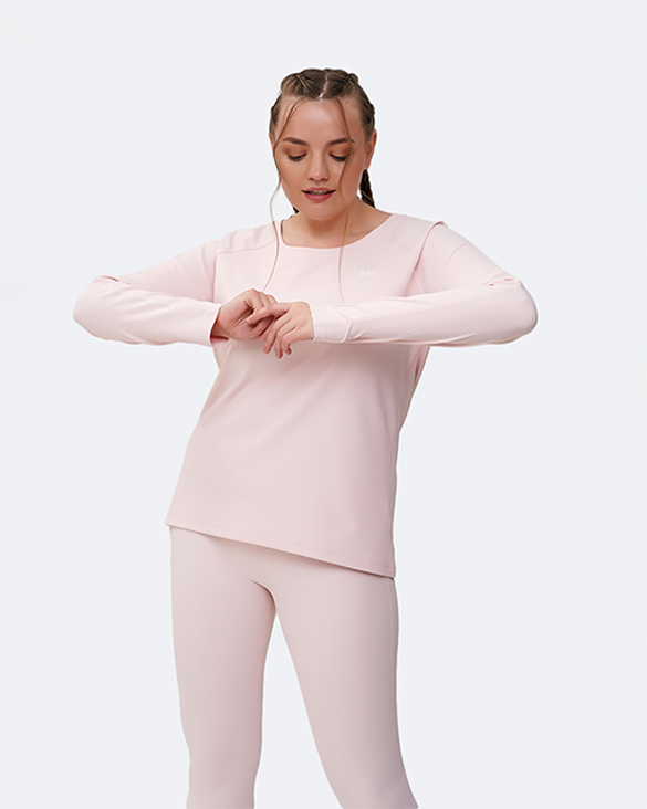 Pink Vanilla Sports Set with Long Sleeve