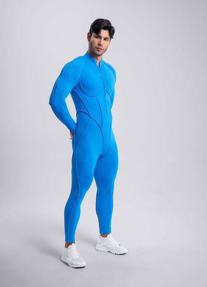 Catsuit de manga larga