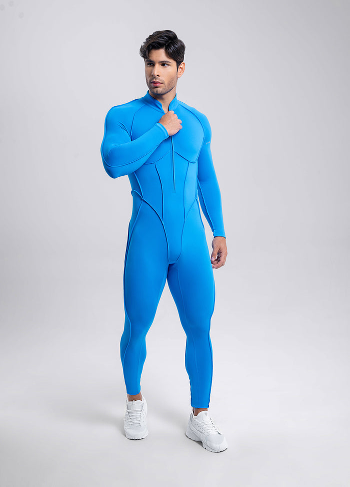 Catsuit de manga larga