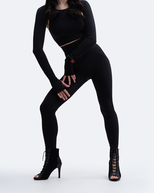 Hourglass Black Legging - Body Shaping – Caliente Clothing