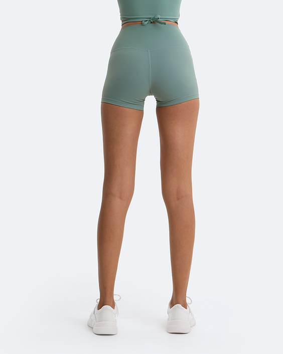 Micro-Shorts mit hohem Bund