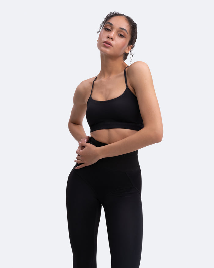 Thin Straps Seamless Sports Bra