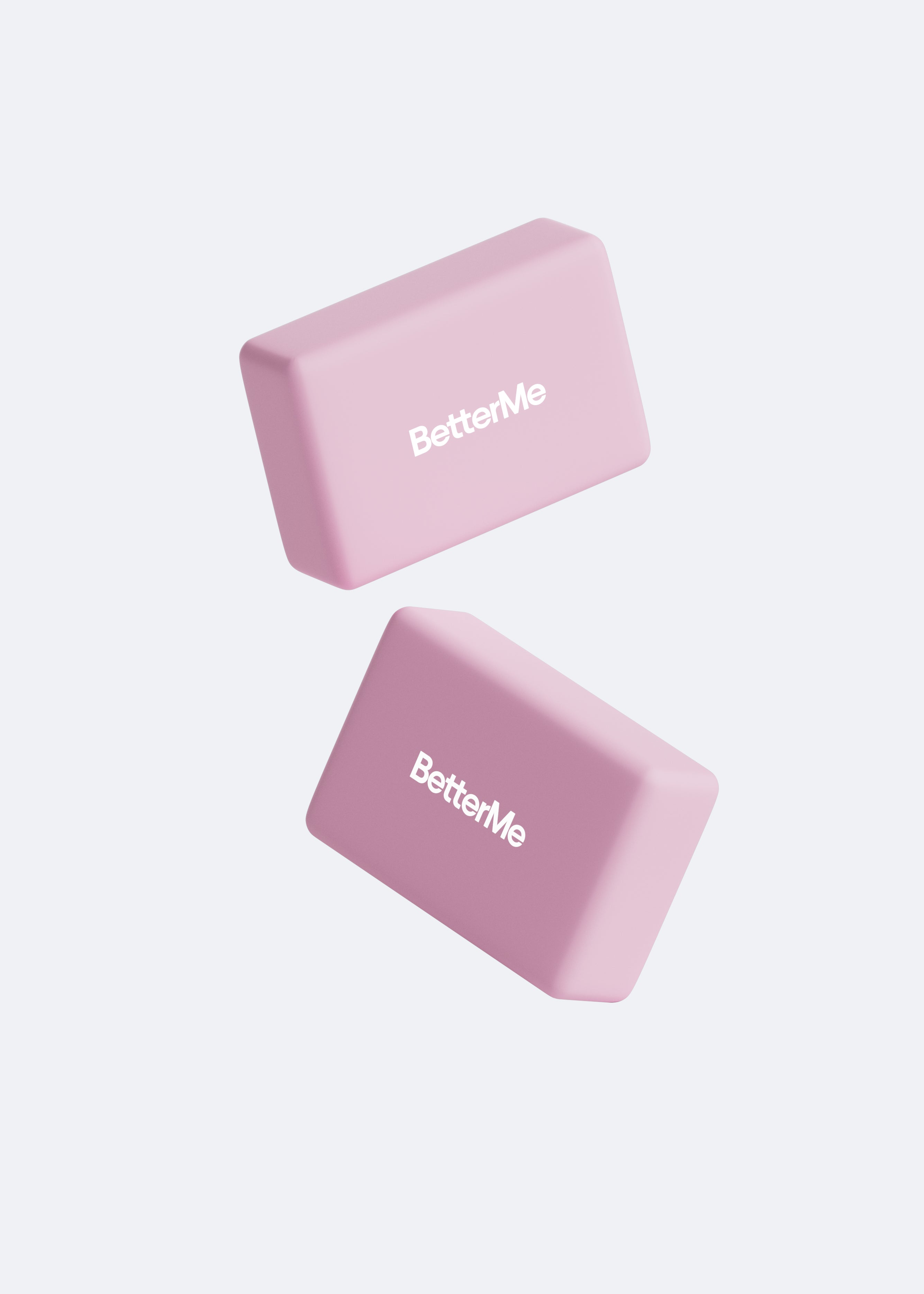 Set of Yoga Blocks (Color: Raspberry Pink, Size: 9”x6”x3