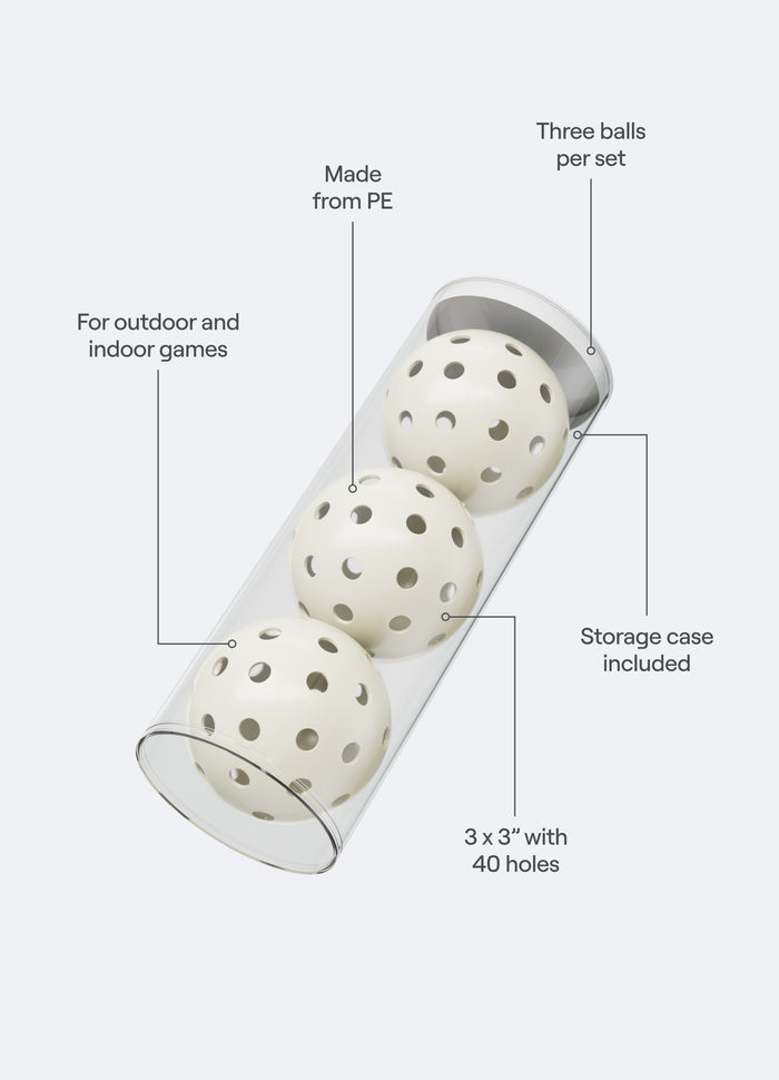 Palla da Pickleball - Set da 3