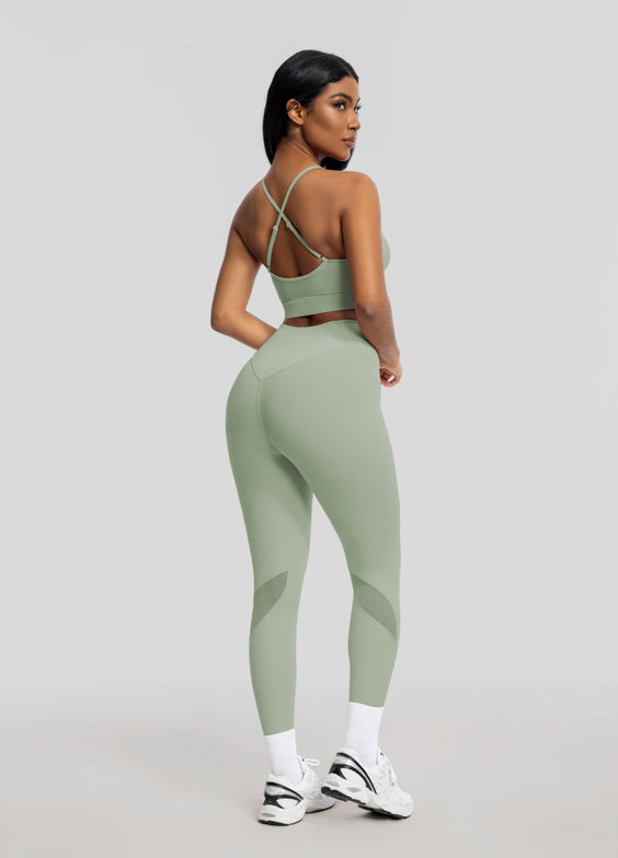 High-Waisted Stretch Performance Leggings
