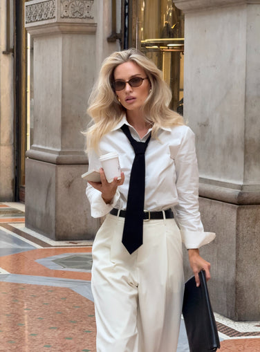 Fitted Button-Down Cotton Shirt