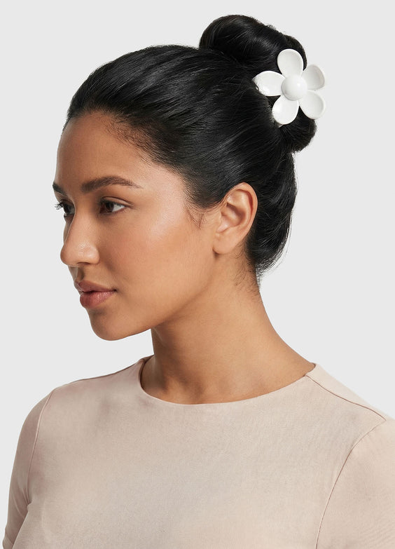 Flower-Shaped Hair Clip