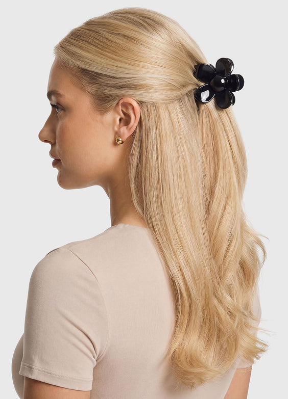 Flower-Shaped Hair Clip