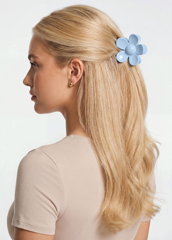 Flower-Shaped Hair Clip