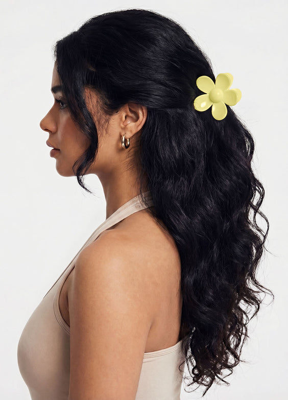 Flower-Shaped Hair Clip