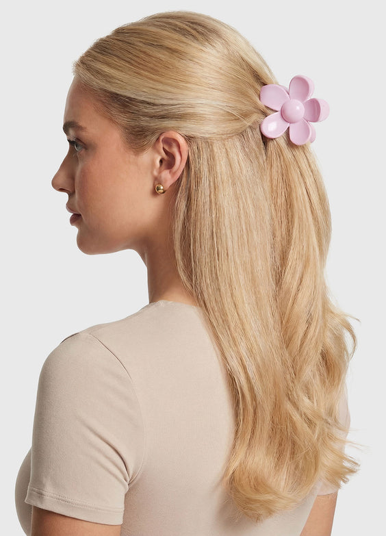 Flower-Shaped Hair Clip