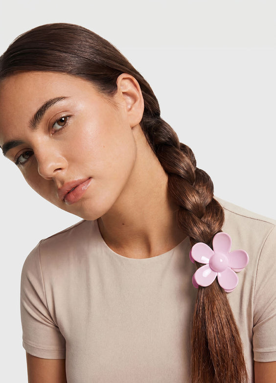 Flower-Shaped Hair Clip