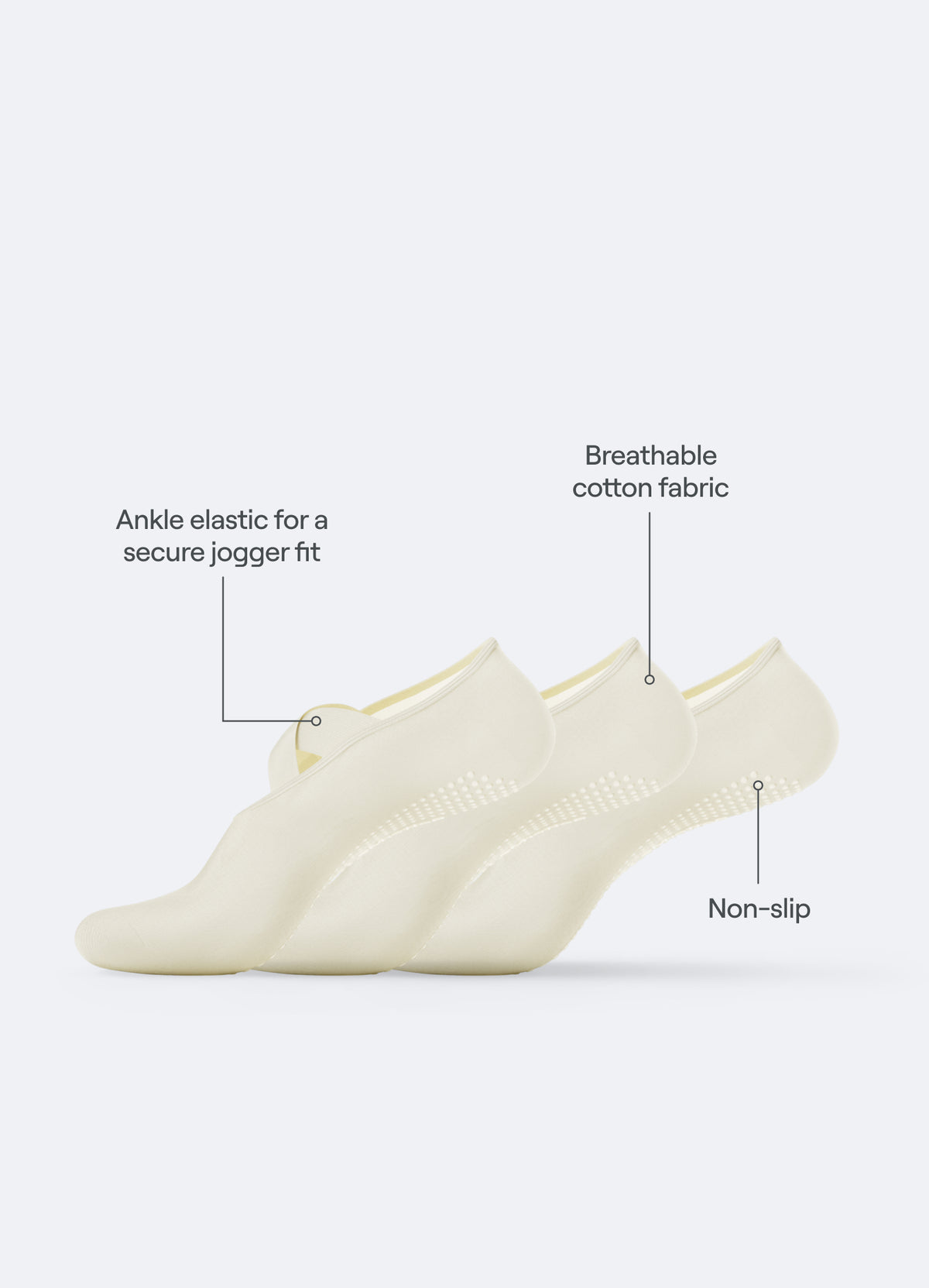 4 Paires Chaussettes Pilates Antidérapantes Grip Parfaites 4 Paires Chaussettes Pilates Antidérapantes Grip Parfaites